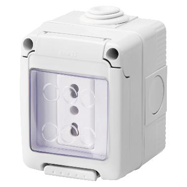 PRESA STD ITA.2P+T 16A BIV.STAGNA - GEWISS GW27841 - GEWISS GW27841 - GEWISS GW27841 product photo Photo 01 3XL