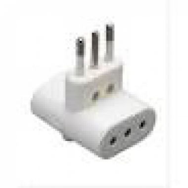 ADATTATORE MULTIPRESA 2P+T 16A 2U.16A BIVALENTE BIANCA - GEWISS GW28403 product photo Photo 01 3XL