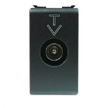 PRESA TV PASSANTE ATT.14DB C.MASC.9,5MM - GEWISS GW30303 product photo Photo 01 3XL