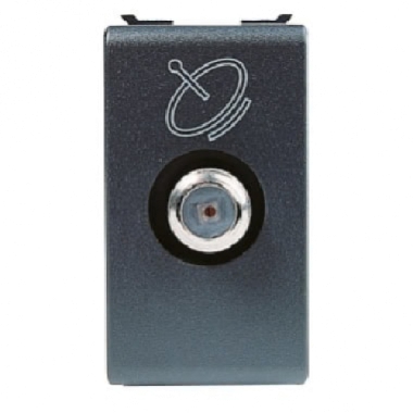 PRESA TV/SAT PASSANTE ATTENUAZIONE 10DB CONNETTORE FEMMINA - GEWISS GW30312 product photo Photo 01 3XL