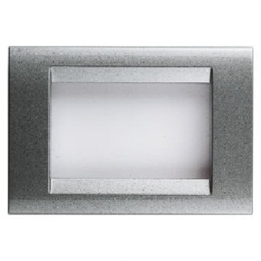 PLACCA 6 POSIZIONI TITANIO METALLIZZATA PLAYBUS - GEWISS GW32016 product photo Photo 01 3XL