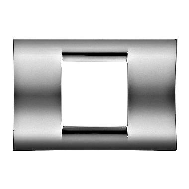 PLACCA 2 POS.CROMO SOFT PLAYBUS - GEWISS GW32072 - GEWISS GW32072 product photo Photo 01 3XL