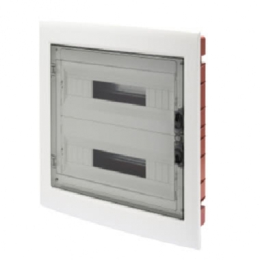 QUADRO DISTRIBUZIONE INCASSO PORTA FUME' 36 MODULI (18X2) IP40 - GEWISS GW40609 product photo Photo 01 3XL