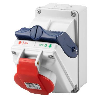 COMBIBLOC C.F.IP44 3P+N+T 32A 400V 6H - GEWISS GW66420 - GEWISS GW66420 - GEWISS GW66420 product photo Photo 01 3XL