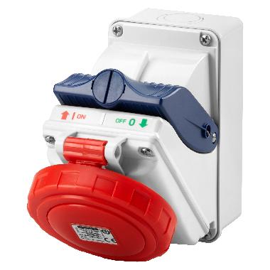 COMBIBLOC C.F.IP55 3P+N+T 16A 400V 6H - GEWISS GW66453 - GEWISS GW66453 - GEWISS GW66453 product photo Photo 01 3XL