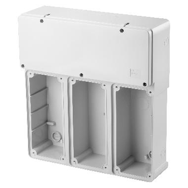 GEWISS - BASE MODULARE 3 PRESE BL. 16-32A SBF - GEWISS GW66694 product photo Photo 01 3XL