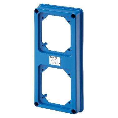 COPERCHIO FLANGIATO 2 CALOTTE IP67 - GEWISS GW66709N - GEWISS GW66709N product photo Photo 01 3XL