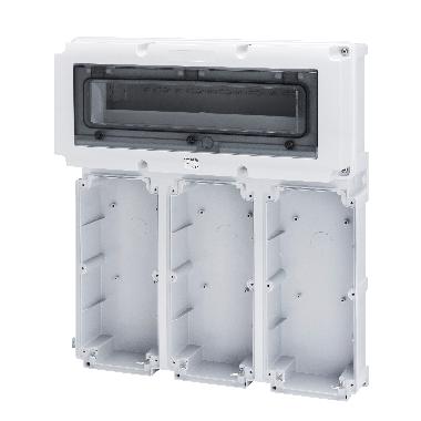 BASE MOD.+PANN.SFIN.G.DIN 3PRESE 16/32A - GEWISS GW66783 - GEWISS GW66783 - GEWISS GW66783 product photo Photo 01 3XL