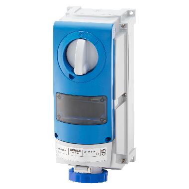 PRESA BL.IP66 C.F.2P+T 16A 230V 6H A.M - GEWISS GW66977 - GEWISS GW66977 - GEWISS GW66977 product photo Photo 01 3XL