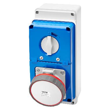 PR.BL IP67 C.F.3P+N+T 63A 400V 6H CBF - GEWISS GW67253N - GEWISS GW67253N - GEWISS GW67253N product photo Photo 01 3XL