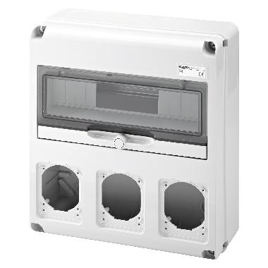 Q-DIN 14M.3 FLANGE PR.16/32A IP65 - GEWISS GW68005N - GEWISS GW68005N product photo Photo 01 3XL