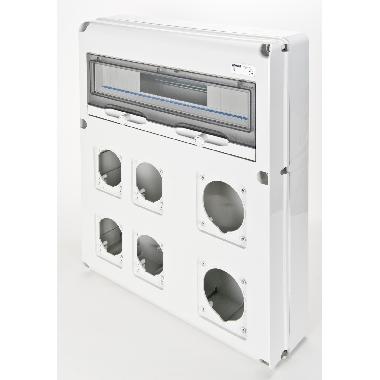 Q-DIN 20M.2 PR.63A 4 PR.16/32A IP65 - GEWISS GW68021N - GEWISS GW68021N - GEWISS GW68021N product photo Photo 01 3XL