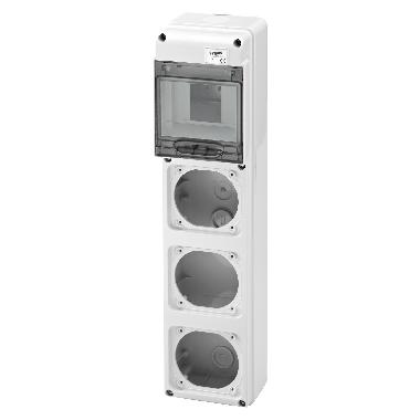 Q-DIN 5M 3 FLANGE PR.16A CON CUST.IP65 - GEWISS GW68031N - GEWISS GW68031N - GEWISS GW68031N product photo Photo 01 3XL