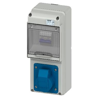 Q-DIN 5 ASD:1PR.IEC309 IP44 - GEWISS GW68227N product photo Photo 01 3XL