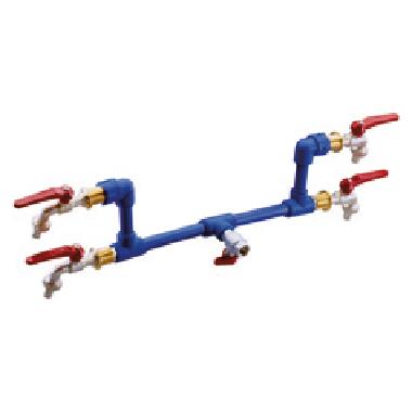 QMC16/63/63X - KIT IDRICO CON RUBINETTI LUCCHETTABILI - 4 RUBINETTI A SFERA - GEWISS GW68794 product photo Photo 01 3XL