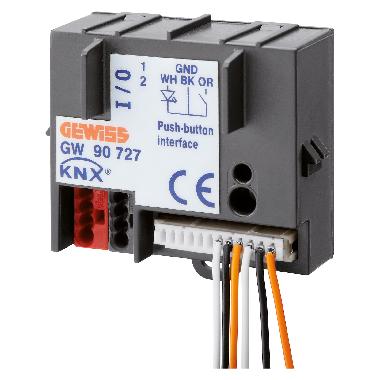 INTERFACCIA CONTATTI 2 CANALI KNX - GEWISS GW90727 - GEWISS GW90727 - GEWISS GW90727 product photo Photo 01 3XL