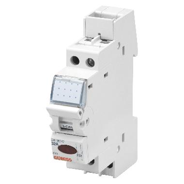 INTERRUTTORE NON AUTOMATICO - CON SPIA DI SEGNALAZIONE - 16A 2P 230V - 1 MODULO - GEWISS GW96541 product photo Photo 01 3XL