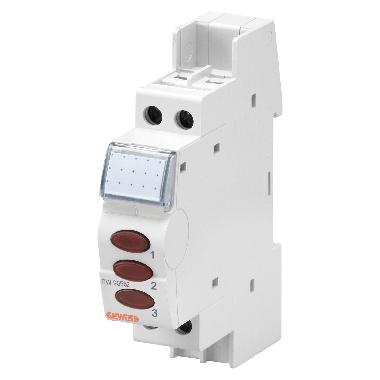 SPIA TRIPLA ROSSA 230V 1M - GEWISS GW96592 - GEWISS GW96592 - GEWISS GW96592 product photo Photo 01 3XL