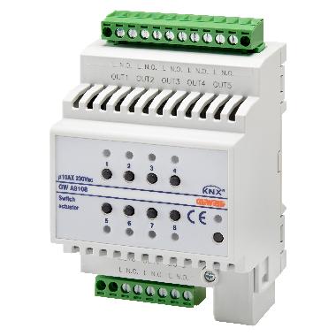 ATTUATORE COMMUTAZIONE 8 CAN.10AX KNX - GEWISS GWA9108 - GEWISS GWA9108 - GEWISS GWA9108 product photo Photo 01 3XL