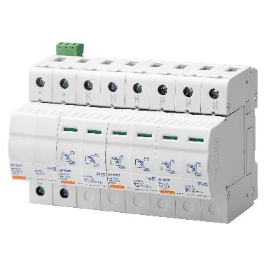 LST - SCARICATORE DI SOVRATENSIONE - 3P+N 25KA - TIPO 1+2 - 8 MODULI - GEWISS GWD6405 product photo Photo 01 3XL