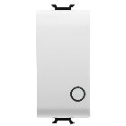 PULSANTE BIPOLARE 250V ac - NA 16A - GENERICO - SIMBOLO 0 - 1 MODULO - BIANCO - CHORUS - GEWISS GW10134 product photo