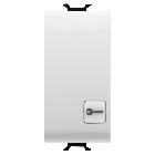 PULSANTE 1M 1P NA 16A 'CHIAVE' BIANCO - GEWISS GW10152 product photo