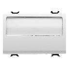 PULS.3M 1P NA 10A TARGA PORTAN.ILL.B. - GEWISS GW10192 - GEWISS GW10192 product photo