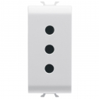 PRESA STANDARD ITALIANO 250V AC - 2P+T 10A - P11 - 1 MODULO - BIANCO - CHORUS - GEWISS GW10201 product photo