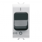 INT.AUT.MAGN.1P+N C10 3KA 230V AC 1M B. - GEWISS GW10467 - GEWISS GW10467 product photo