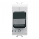 INT.AUT.MAGN.1P+N C16 3KA 230V AC 1M B. - GEWISS GW10468 product photo