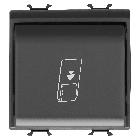 BADGE ELETTROMECCANICO 2M CH/BK - GEWISS GW12039 - GEWISS GW12039 - GEWISS GW12039 product photo