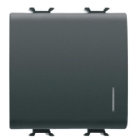 PULSANTE 2M 1P NA 16A ILLUMINAZIONE LOCALE NERO - GEWISS GW12172 product photo