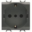 PRESA 2M 2P+T 16A P30 ST.ITA./TED.NERO - GEWISS GW12205 - GEWISS GW12205 - GEWISS GW12205 product photo