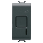 PULSANTE REGOLATORE ELETTRICO 1M 60-500W NERO - GEWISS GW12568 product photo