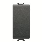 PULSANTE ELETTRONICO 1M BUS/230V CH/BK - GEWISS GW12915 - GEWISS GW12915 - GEWISS GW12915 product photo