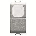 PULSANTE 1M 1P NA 16A SPIA TRASP.TITANIO - GEWISS GW14144 - GEWISS GW14144 - GEWISS GW14144 product photo
