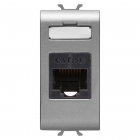 CONNETTORE RJ45 1M CAT.5E UTP TITANIO - GEWISS GW14421 product photo