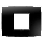 PLACCA ONE 2P NERO TONER - GEWISS GW16102TN - GEWISS GW16102TN - GEWISS GW16102TN product photo