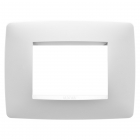 PLACCA ONE 3P BIANCO LATTE - GEWISS GW16103TB product photo