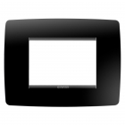 PLACCA ONE 3P NERO TONER - GEWISS GW16103TN - GEWISS GW16103TN product photo