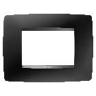 PLACCA ONE 3P NERO SATINATO - GEWISS GW16103VN - GEWISS GW16103VN - GEWISS GW16103VN product photo