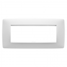 PLACCA ONE 6P BIANCO LATTE - GEWISS GW16106TB product photo