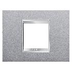 PLACCA LUX 2P TITANIO - GEWISS GW16202VT - GEWISS GW16202VT - GEWISS GW16202VT product photo