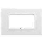 PLACCA LUX 4P BIANCO MONOCHROME - GEWISS GW16204YB - GEWISS GW16204YB product photo