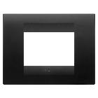 PLACCA GEO 3P NERO SATINATO - GEWISS GW16403VN - GEWISS GW16403VN - GEWISS GW16403VN product photo