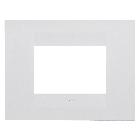 PLACCA GEO 3P BIANCO SATINATO - GEWISS GW16403VW - GEWISS GW16403VW product photo