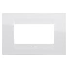 PLACCA GEO 4P BIANCO LATTE - GEWISS GW16404TB - GEWISS GW16404TB product photo
