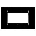 PLACCA GEO 4P NERO TONER - GEWISS GW16404TN - GEWISS GW16404TN - GEWISS GW16404TN product photo