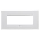 PLACCA GEO 6P BIANCO SATINATO - GEWISS GW16406VW product photo