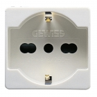 CONNETTORE TELEFONICO RJ11 SY/WT - GEWISS GW20251 product photo